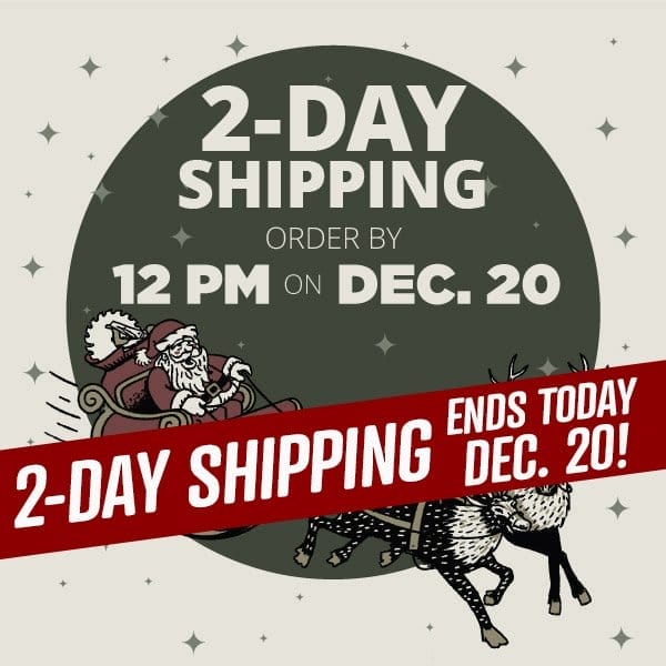 WOODCRAFT'S SHIPPING DEADLINES - HURRY, GET IT UNDER THE TREE!