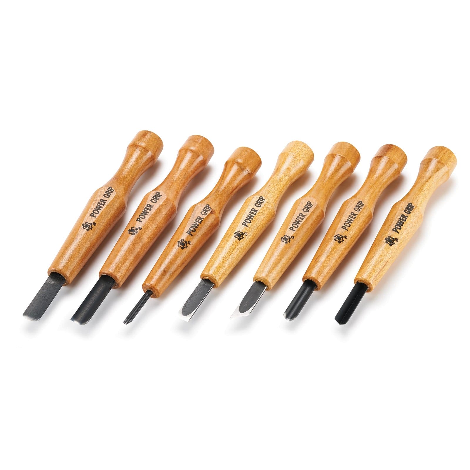 \\$30 OFF - Shinwa® Full Size Power Grip Carving Tool Set 7pc. Sized between palm and big tools.