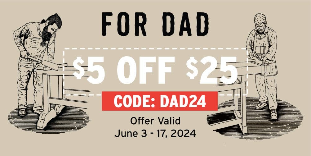 \\$5 Off \\$25 Gifts For Dad