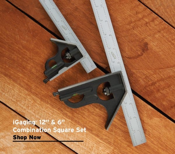 New iGaging 12" & 6" Combination Square Set