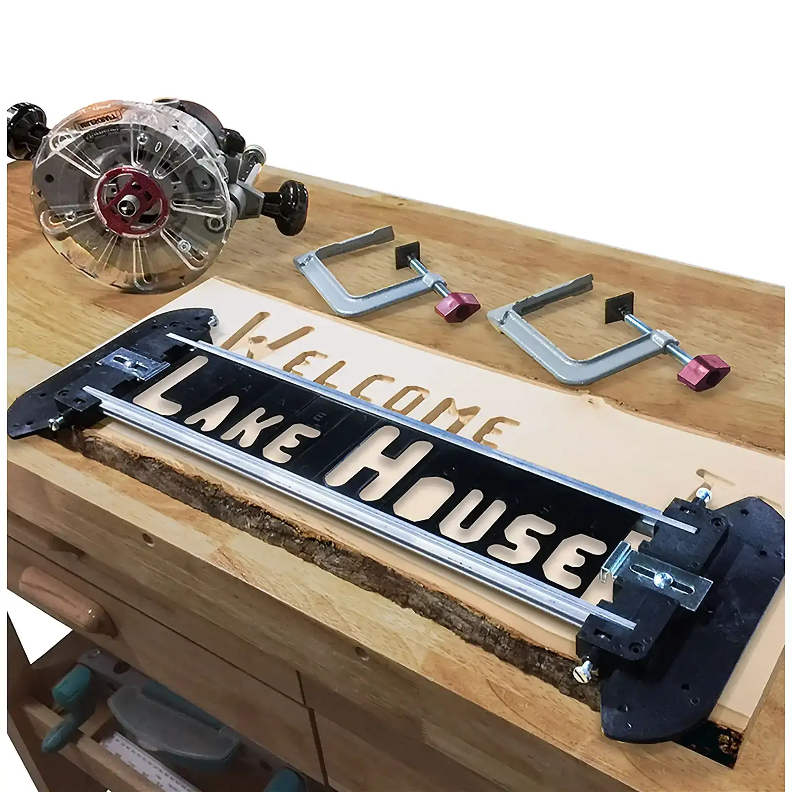 \\$10 Off - Milescraft® TurnLock™ SignPro Router Sign Making Jig