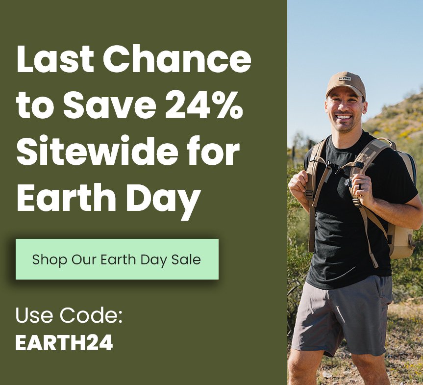 Last Chance to Save 24% Sitewide for Earth Day