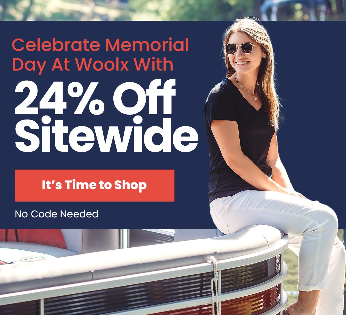 Celebrate Memorial Day At Woolx With 24% Off Sitewide!