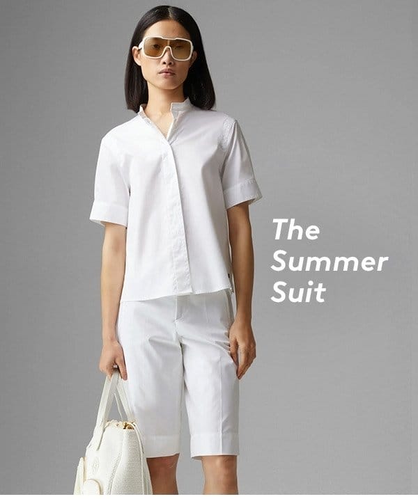 The Summer Suit. Casual silhouettes, fresh colors: Create timeless summer looks with monochromatic BOGNER sets and dresses.