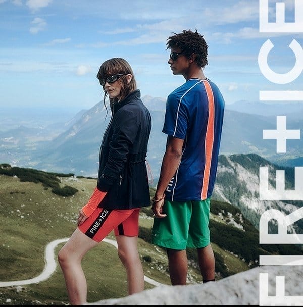 FIRE+ICE Gone Hiking. Get our of the everyday, and into open-air adventure - with the FIRE+ICE Spring/Summer 2024 Collection.