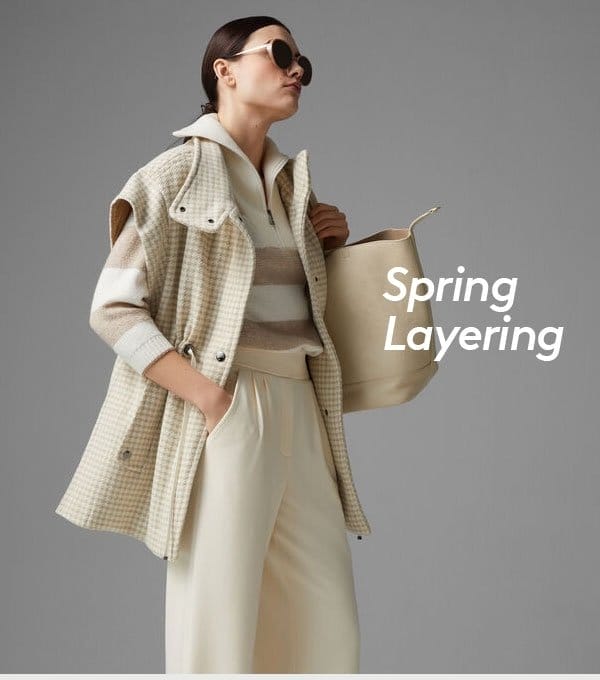 Spring is calling, time to start layering. Our all-weather favorites.