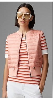 Allisa Hybrid knitted vest in Pink