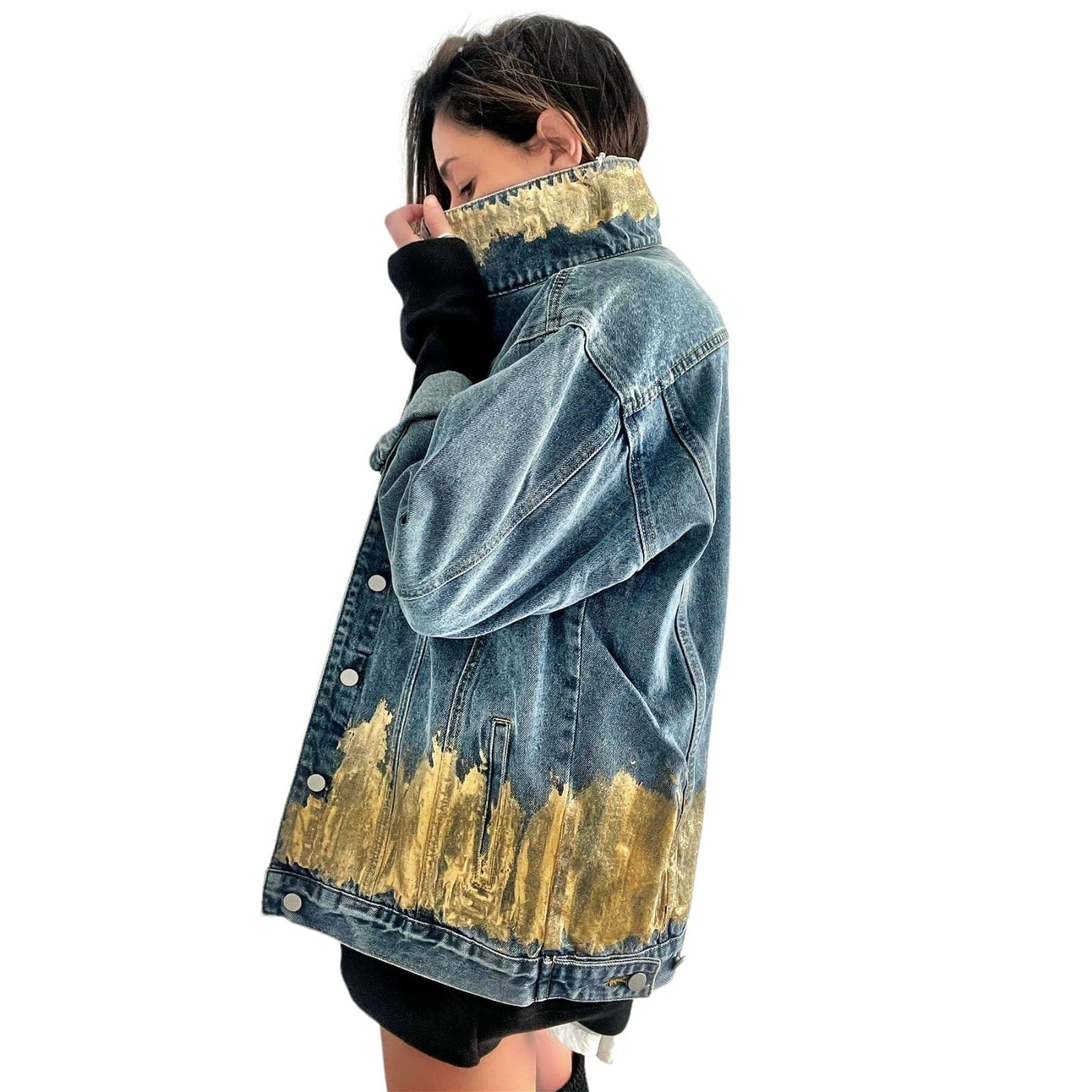 Image of 'Beyond Gold' Denim Jacket