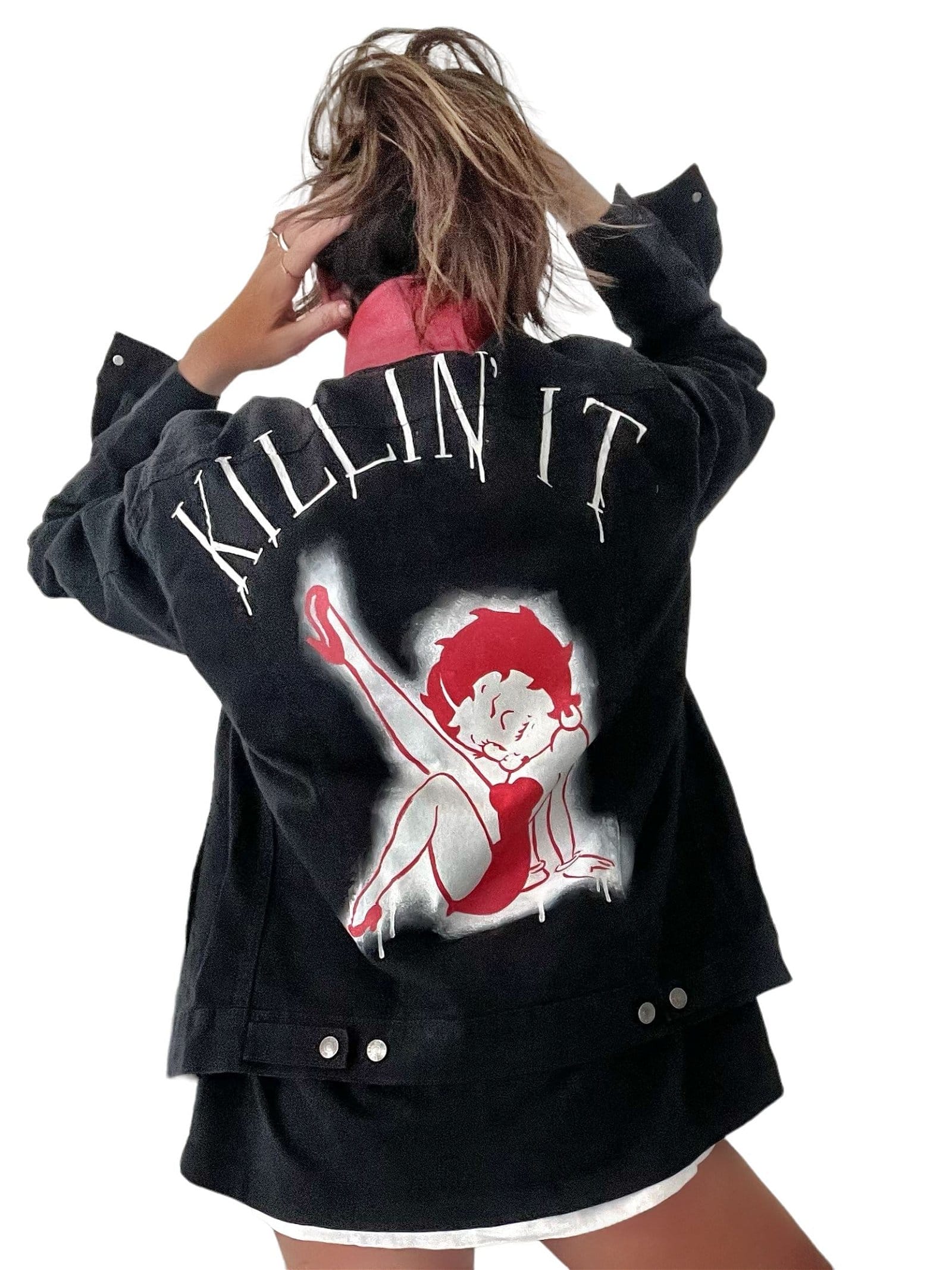 Image of 'Betty Boop x W+G' Denim Jacket