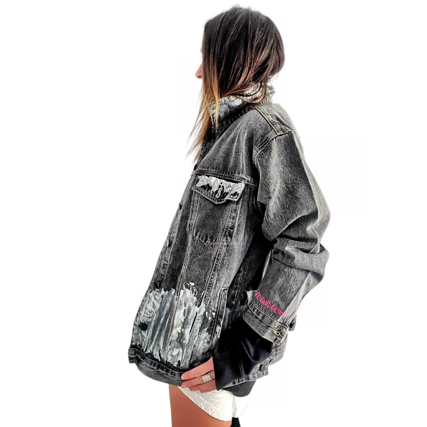 Image of 'Beyond Silver' Denim Jacket