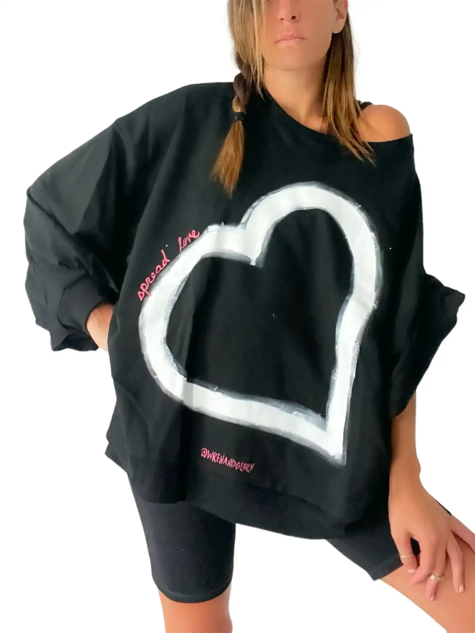 Image of 'Share Your Love' Painted Crewneck
