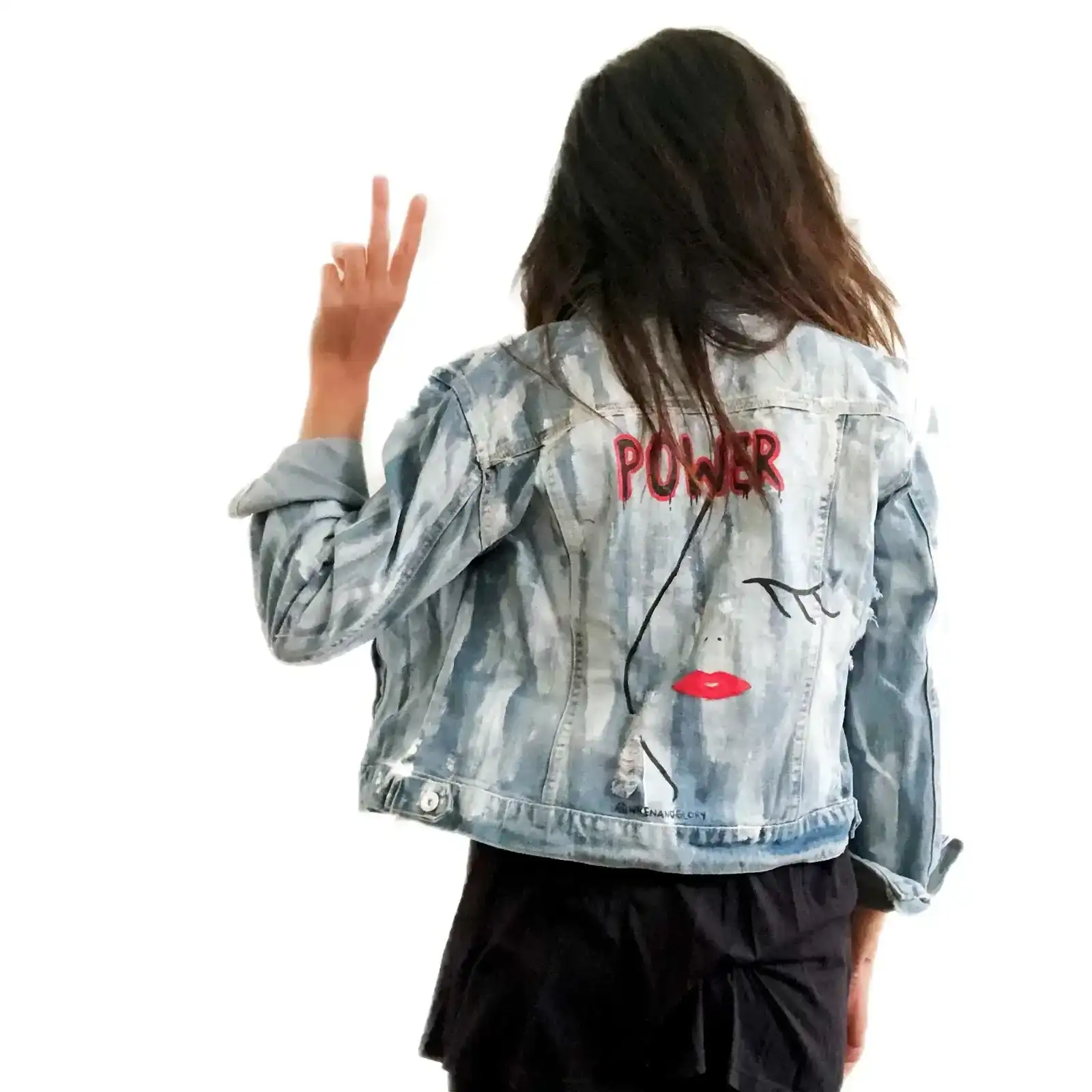 Image of 'Powerful' Denim jacket