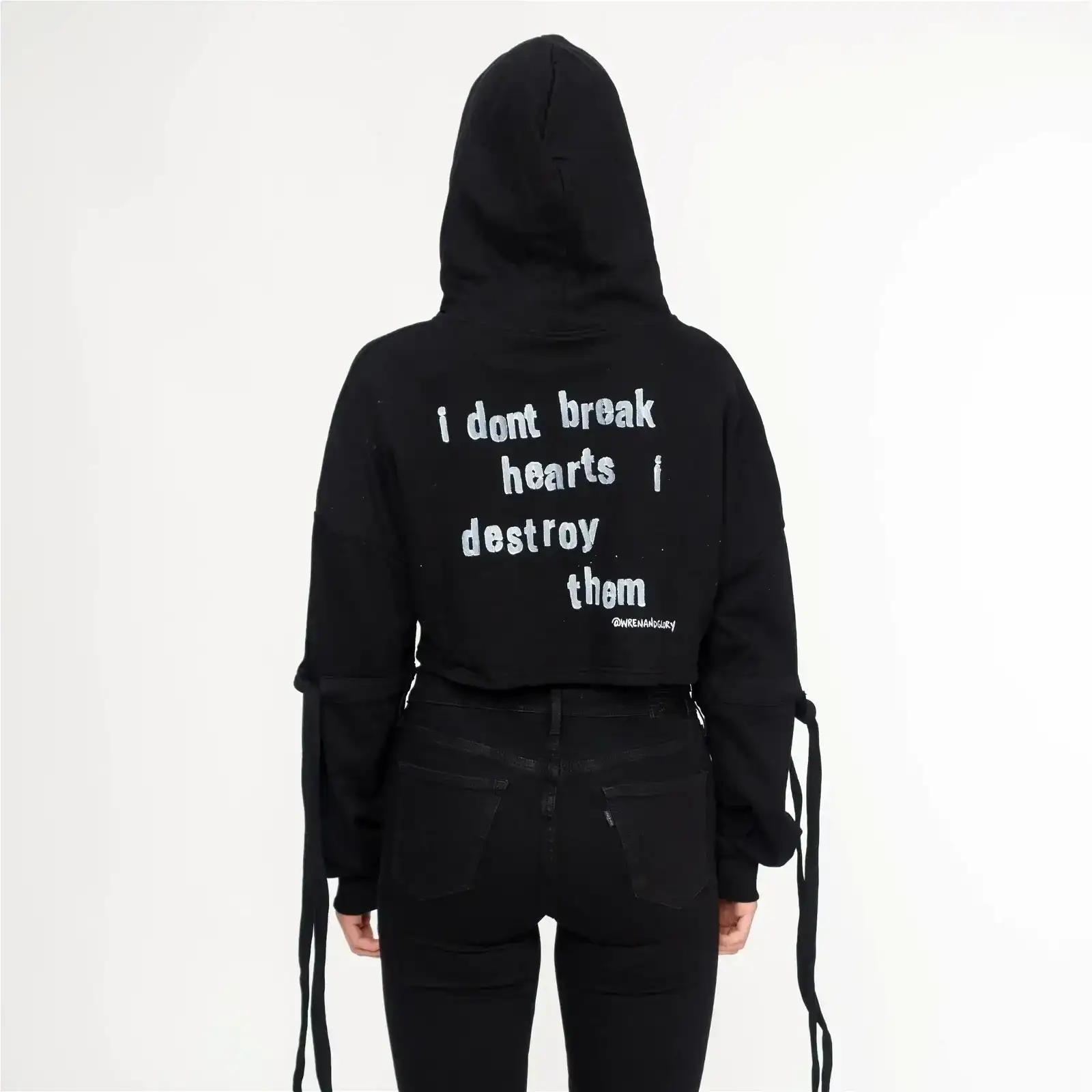 Image of 'DESTROY EM' PAINTED SWEATSHIRT