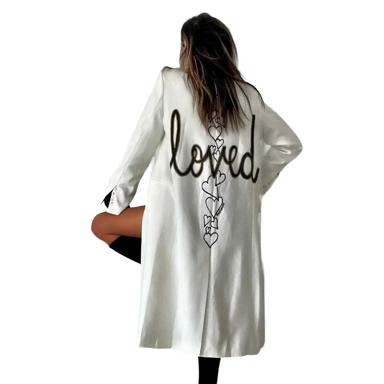 Image of 'Loved' Painted Blazer