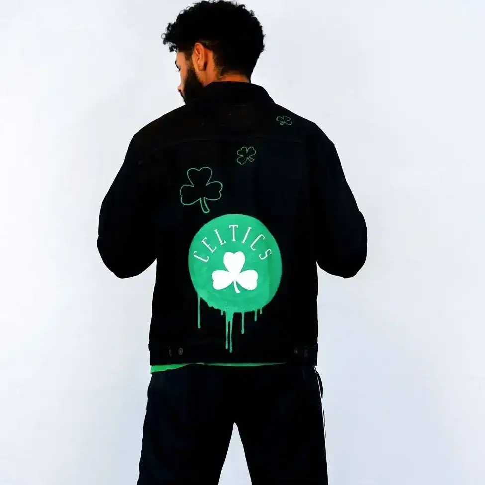 Image of 'GO CELTICS' DENIM JACKET - MEN