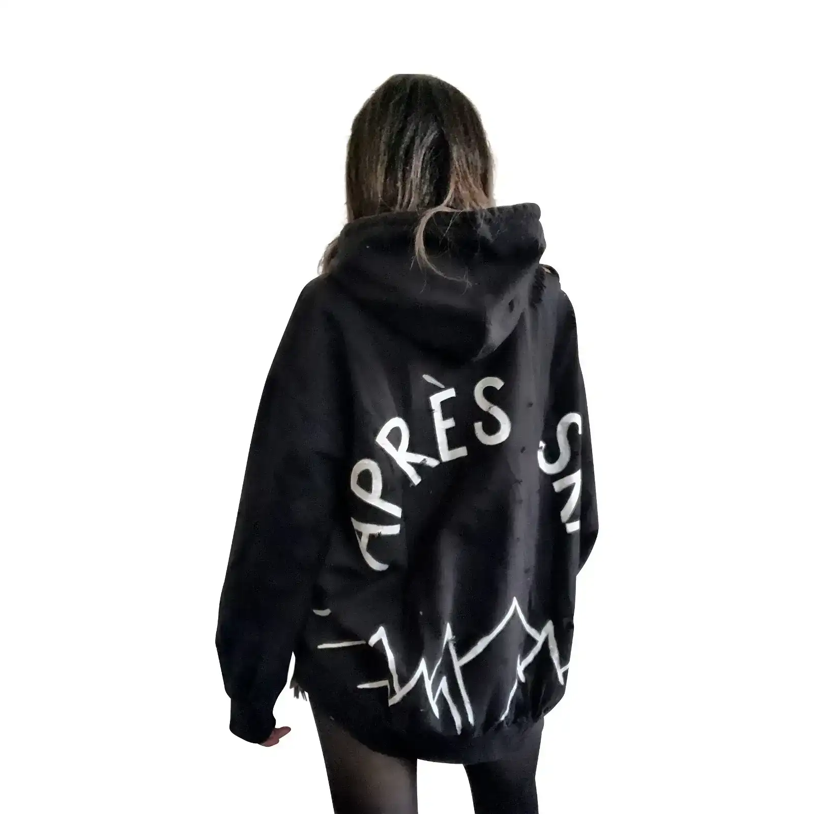 Image of 'APRES SKI' PAINTED HOODIE