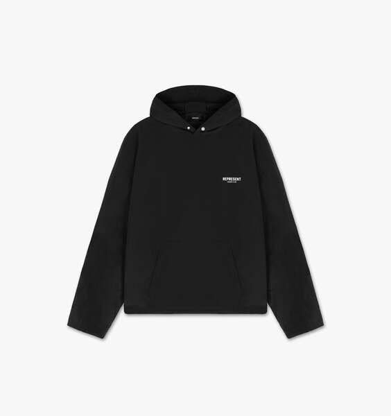 Represent Owners Club Hooded Pullover - Black