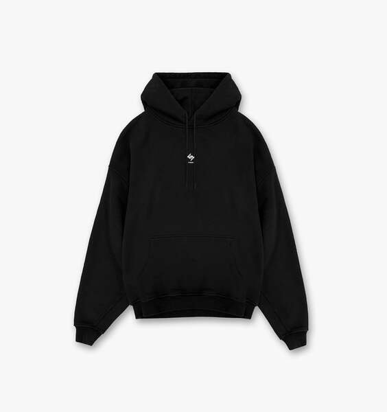 247 Oversized Hoodie - Jet Black