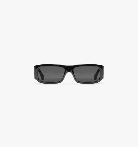 Slim Initial Sunglasses - Black