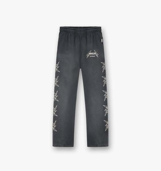 Represent X Metallica™️ Local Crew Sweatpant - Stained Black