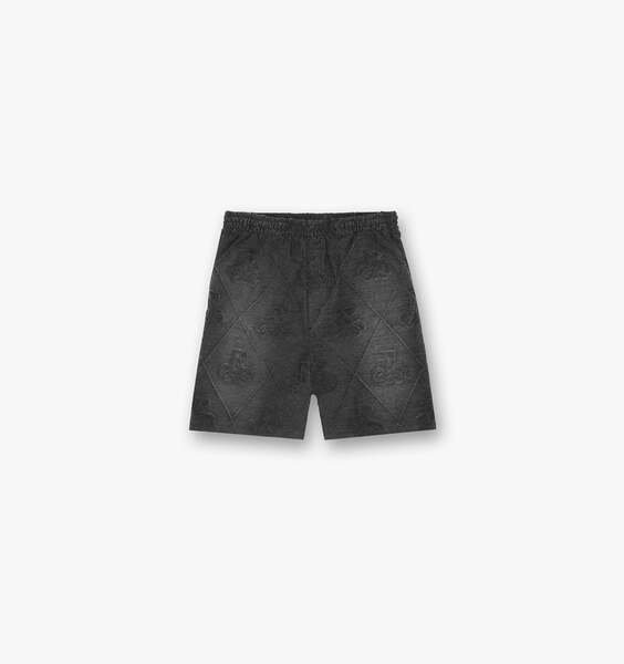 Towelling Short - Jet Black