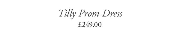 tilly prom dress £249.00