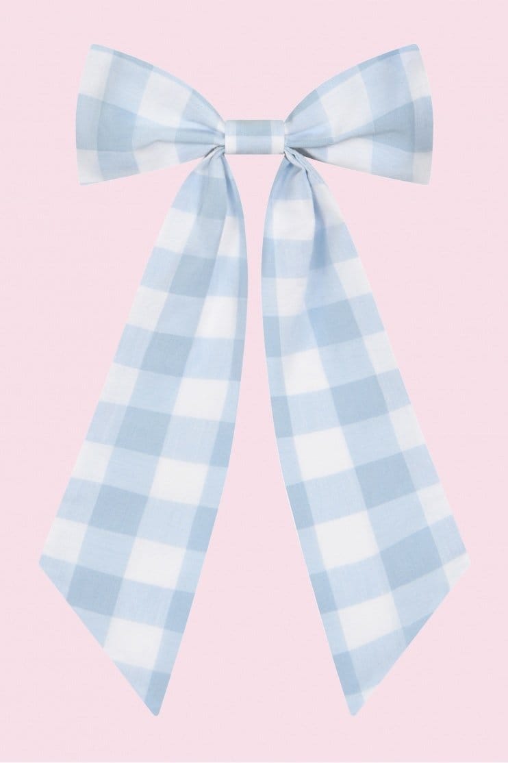 Large Gingham Bow