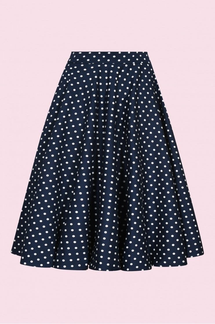 Polka Dot Circle Skirt 