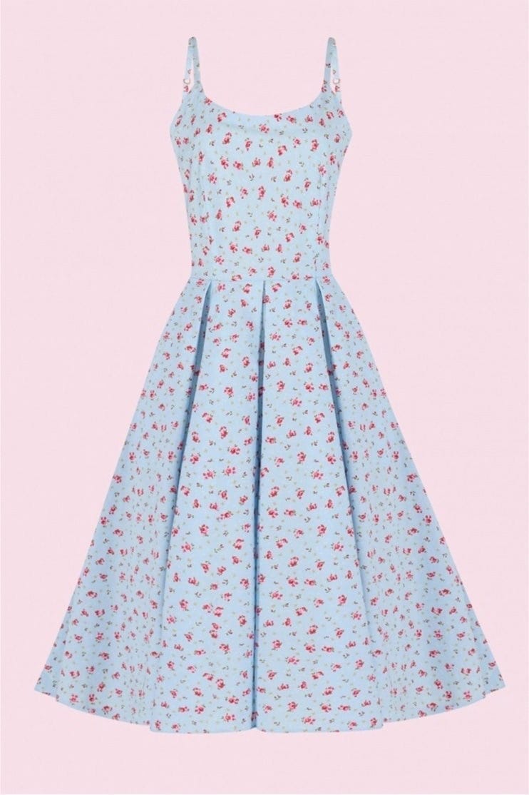 Priscilla Ditsy Midi Dress