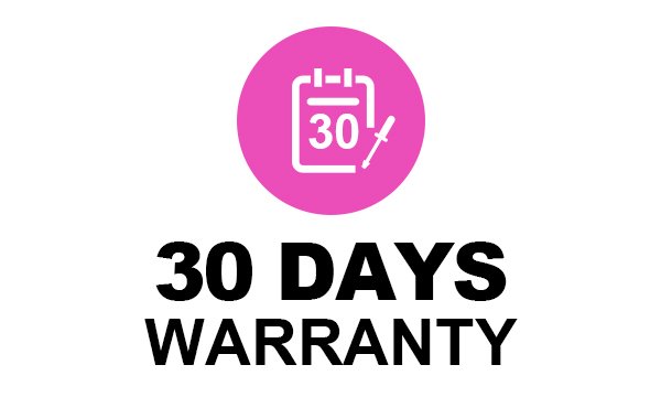 30 Days Warranty