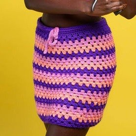 Granny Clusters Crochet Skirt Pattern