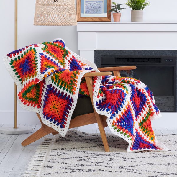 Puff Granny Crochet Blanket Pattern