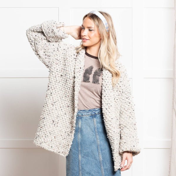 Bernat Building Blocks Crochet Cardigan