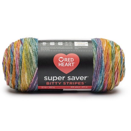 Shop Red Heart Super Saver Bitty Stripes