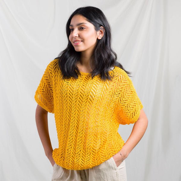 Goldenrod Lace Knit Top Pattern