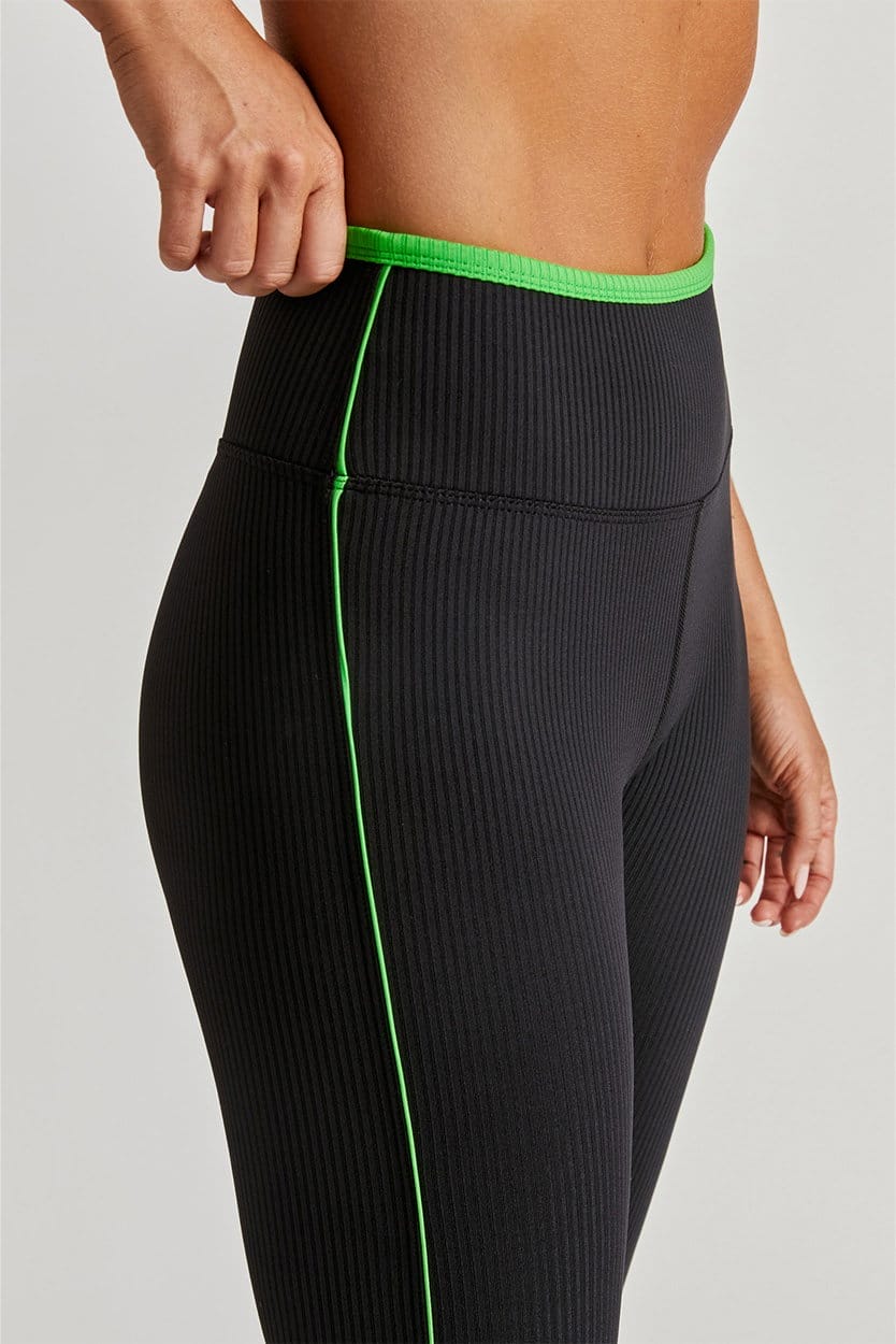 ribbed track legging