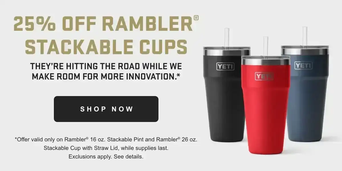 25% Off Rambler® Stackable Cups