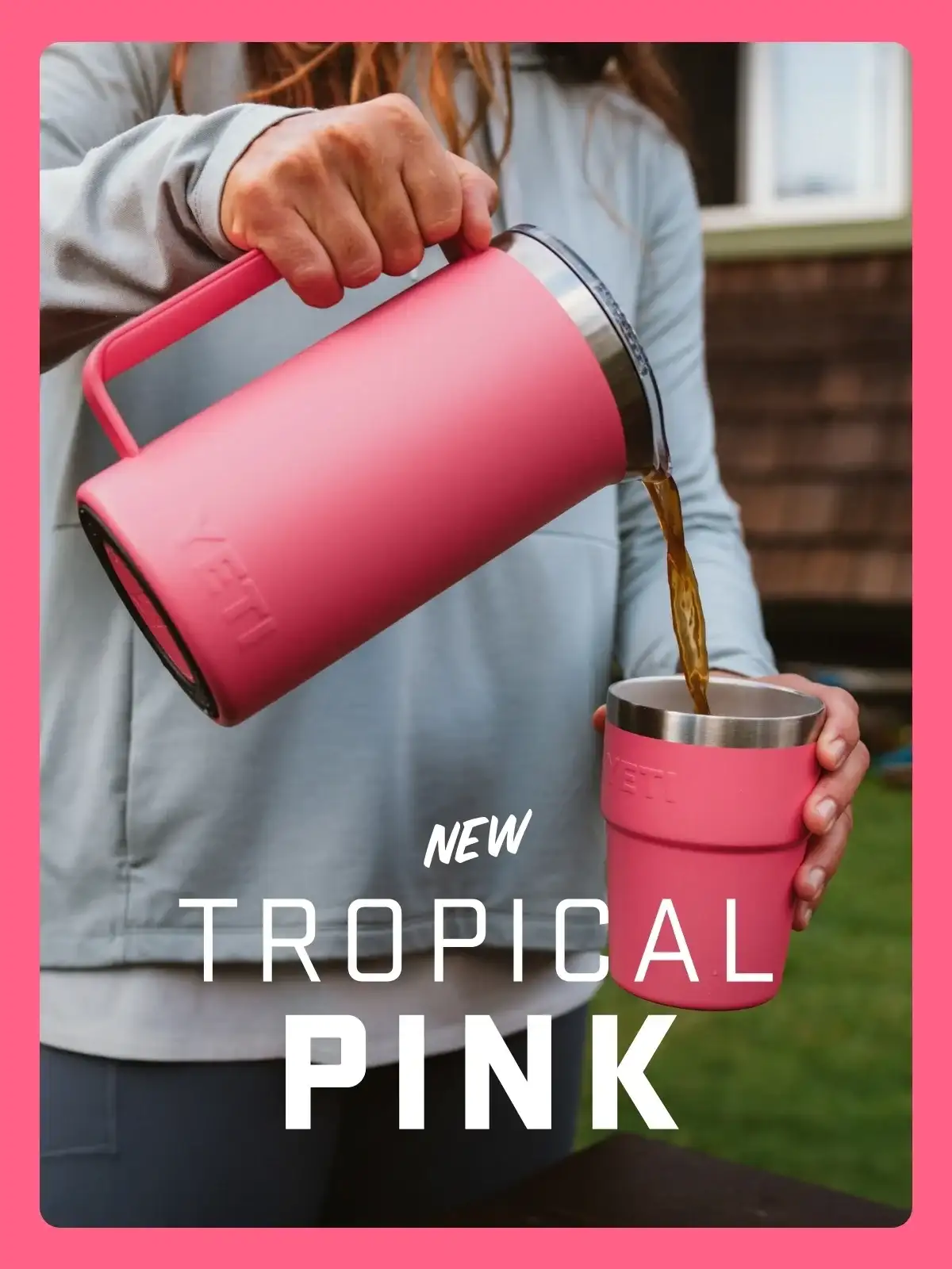 New Tropical Pink Drinkware