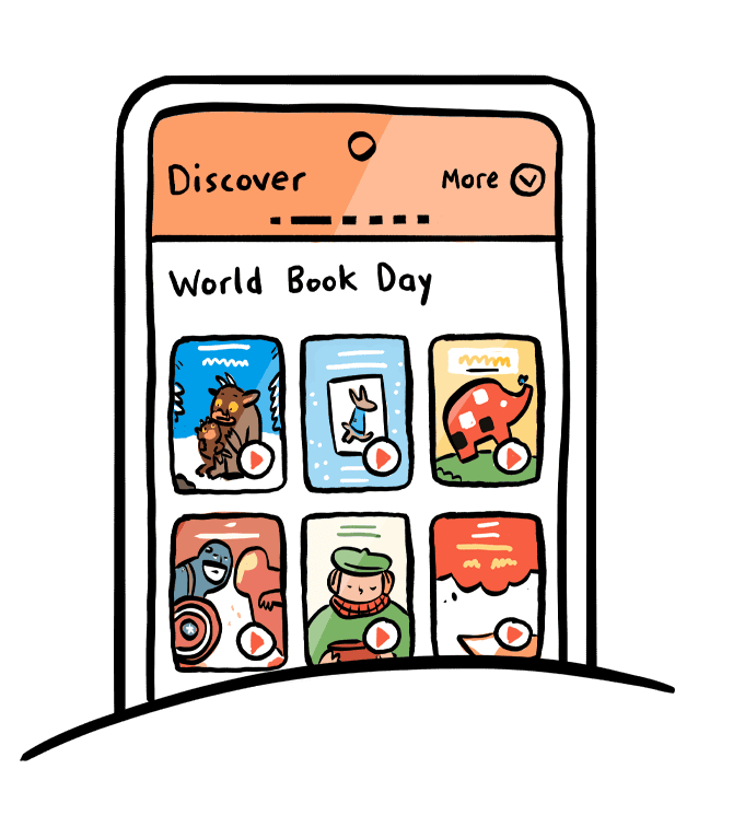 Listen to World Book Day titles in the Discover section of the Yoto App