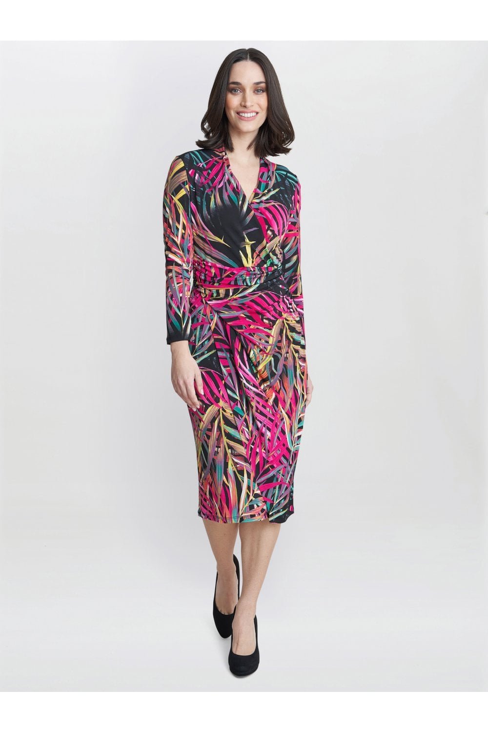 Image of Keira Jersey Wrap Dress