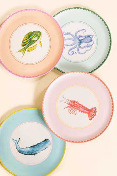 Animal Melamine Side Plates