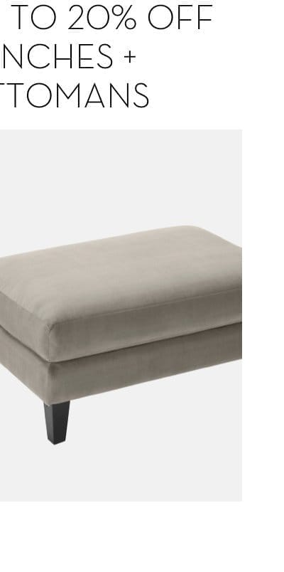 Up To 20 Percent Off Benches And Ottomans