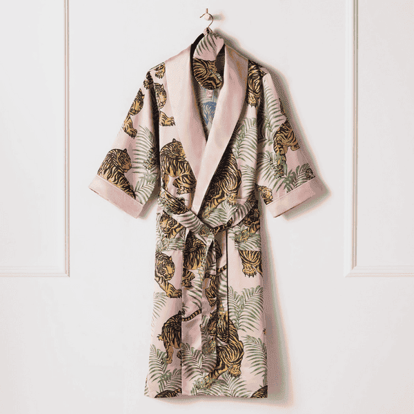 Tigress Robe Set - Blush