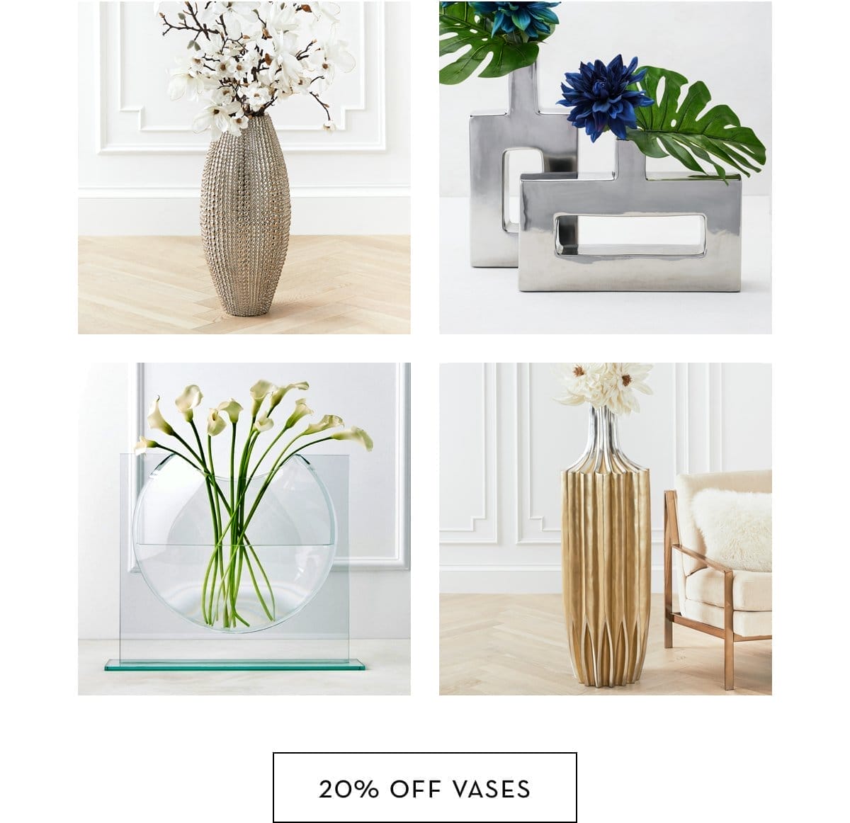 20% off Vases