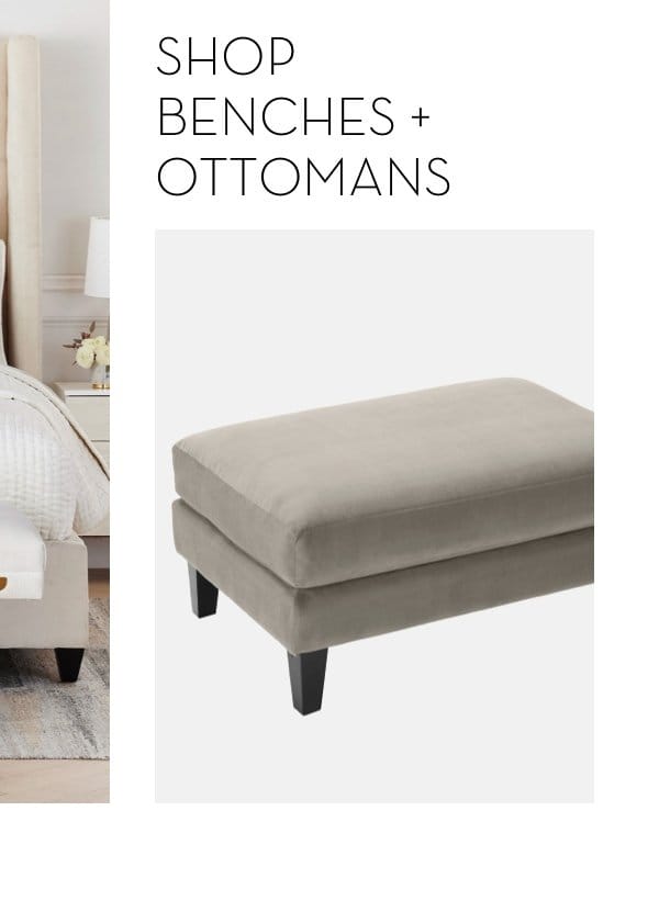 Shop Benches and Ottomans