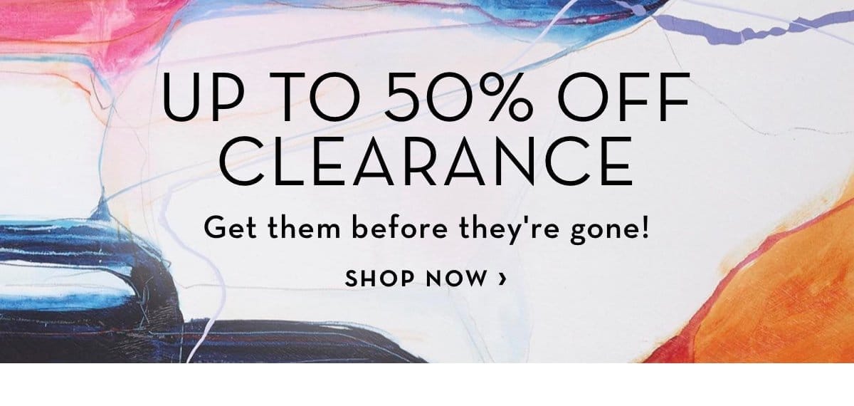 Up To 50 Percent Off Clearance