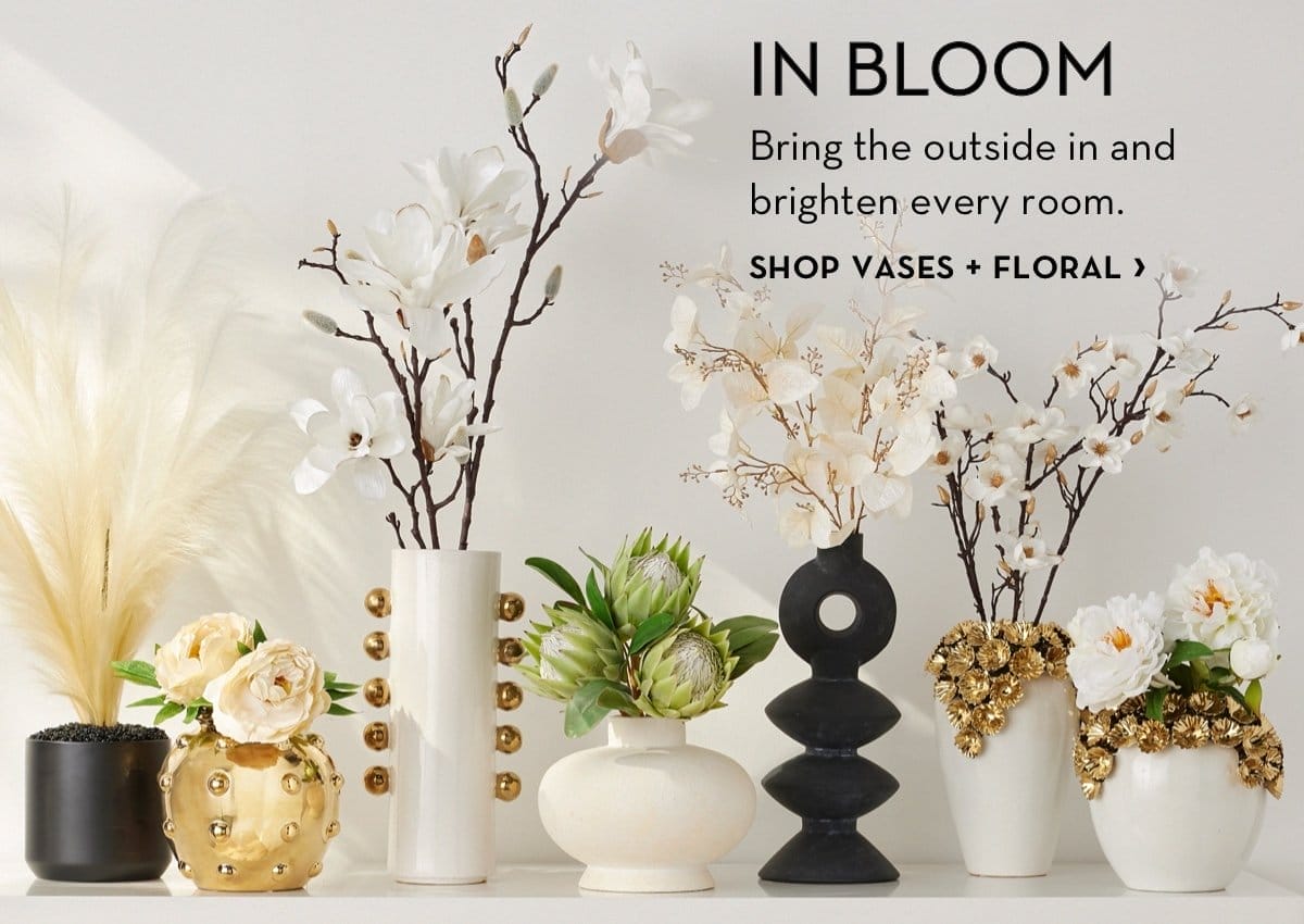 shop vases and floral