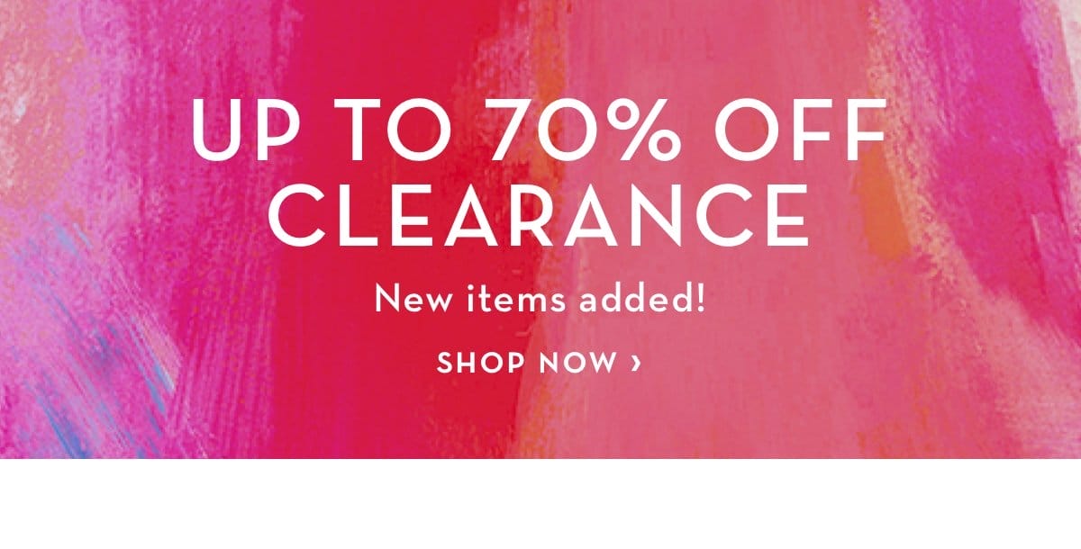 Up To 70 Percent Off Clearance