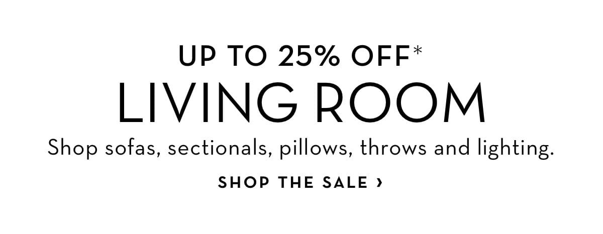 Up To 25 Percent Off Living Room