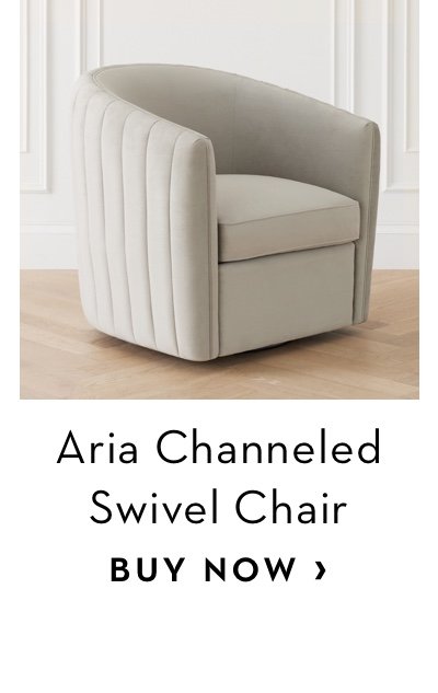 Aria Channeled Swivel Chair